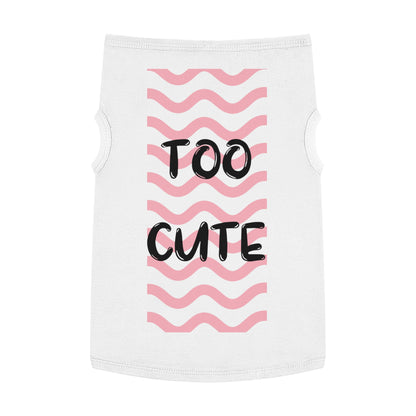 Cute Pet Tank Top - Adorable Wavy Design for Dogs and Cats