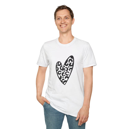 Leopard Love Unisex Softstyle T-Shirt - Perfect for Casual Wear & Gifts