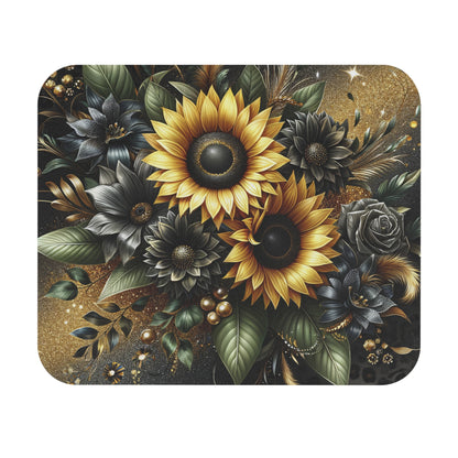 Elegant Floral Mouse Pad - Sunflower Design for Home Office