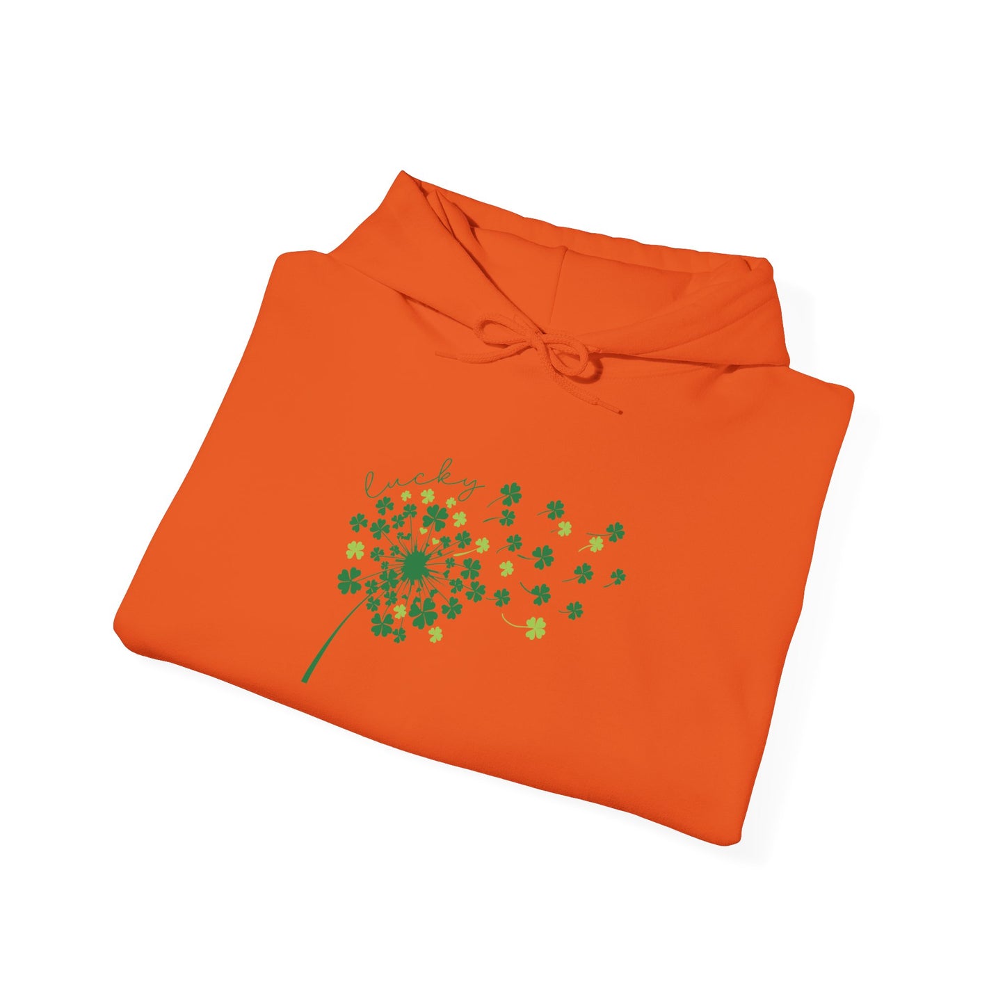 St. Patrick's Day Clover Hoodie - Unisex Heavy Blend™ Sweatshirt
