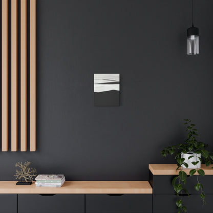 Minimalist Black and White Canvas Art - Modern Home Decor
