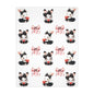 Cute Bunny Love Velveteen Blanket - Two-Sided Print for Cozy Decor