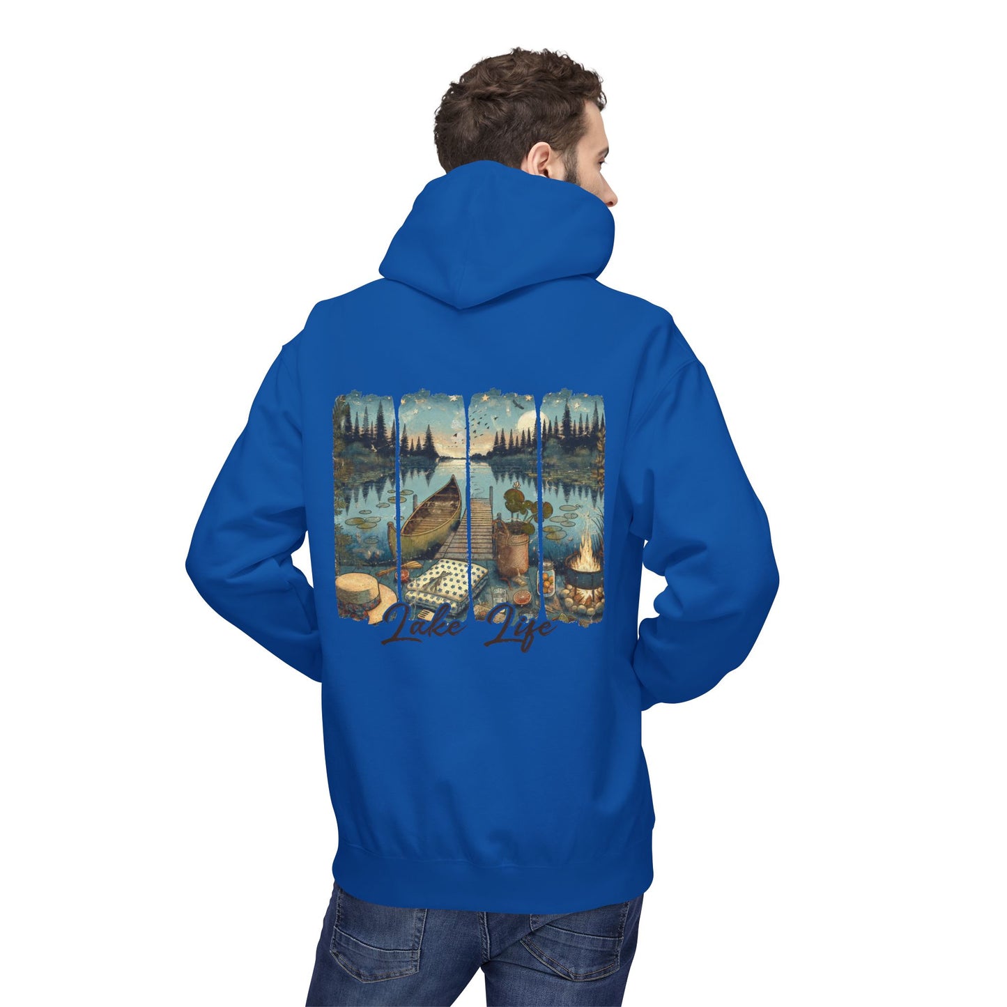 Lake Life  - Unisex Midweight Fleece Hoodie