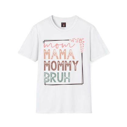Mom Life Unisex Softstyle T-Shirt - Cute & Comfy Tee for Moms