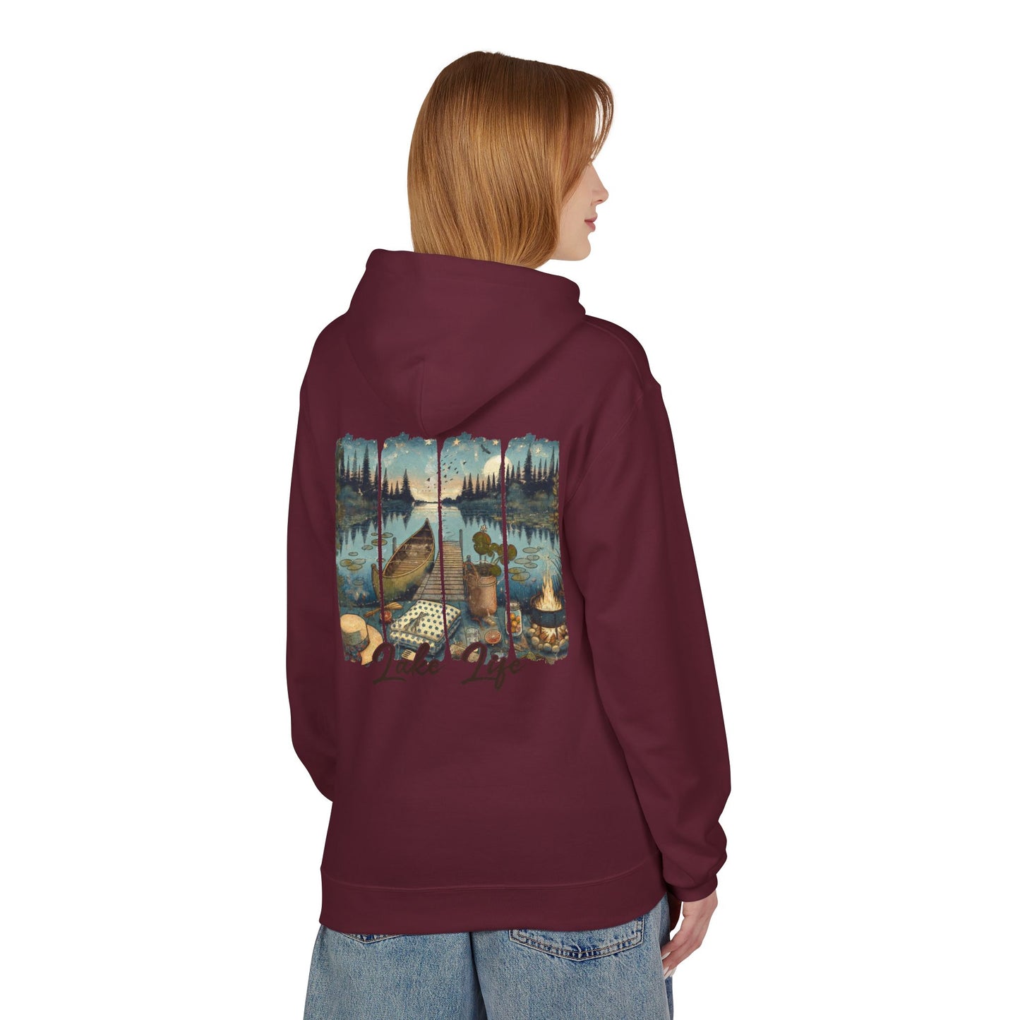 Lake Life  - Unisex Midweight Fleece Hoodie