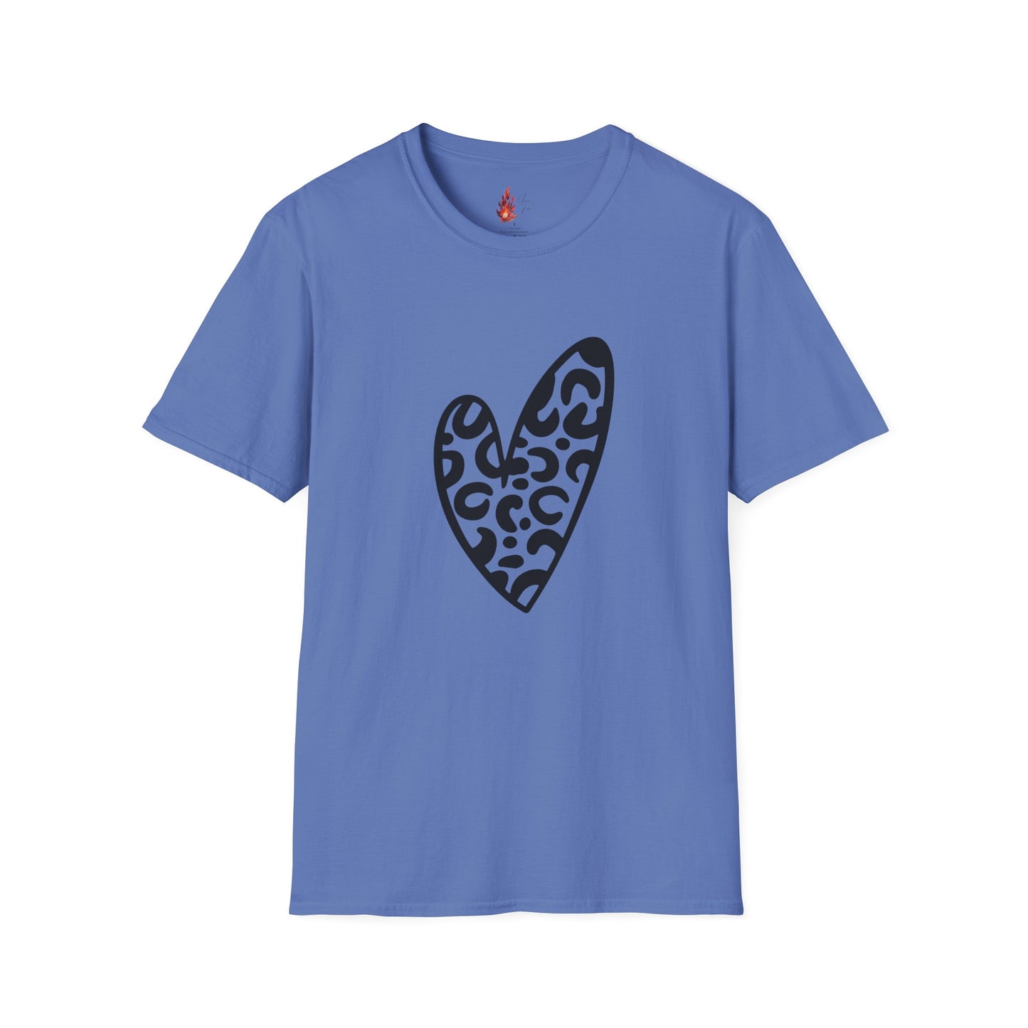 Leopard Love Unisex Softstyle T-Shirt - Perfect for Casual Wear & Gifts
