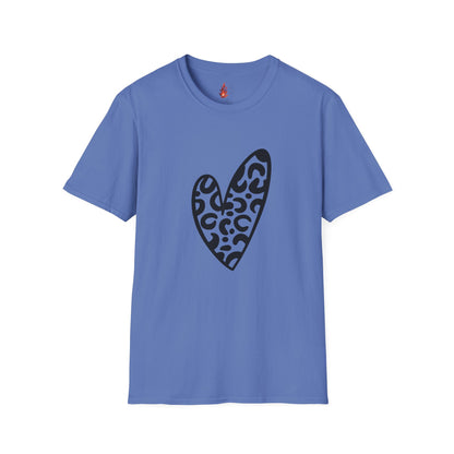 Leopard Love Unisex Softstyle T-Shirt - Perfect for Casual Wear & Gifts