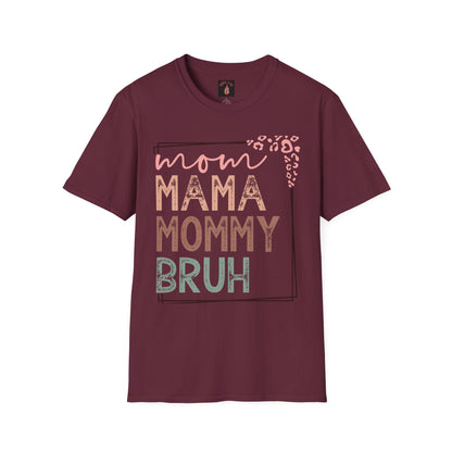 Mom Life Unisex Softstyle T-Shirt - Cute & Comfy Tee for Moms