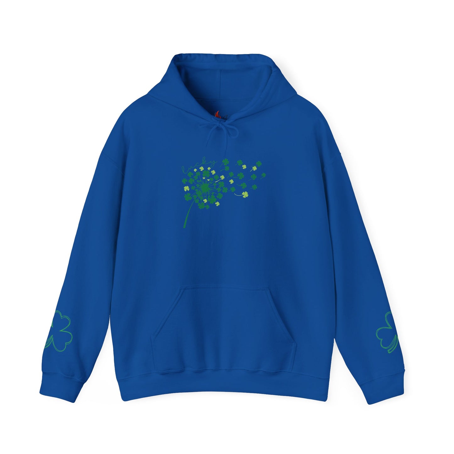 St. Patrick's Day Clover Hoodie - Unisex Heavy Blend™ Sweatshirt