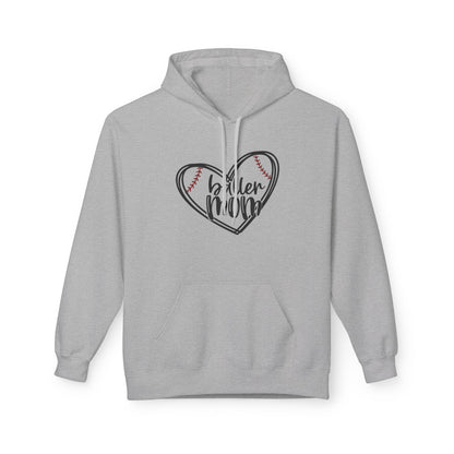 Baller Mom Fleece Hoodie - Cozy Midweight Sweatshirt for Sports Enthusiasts
