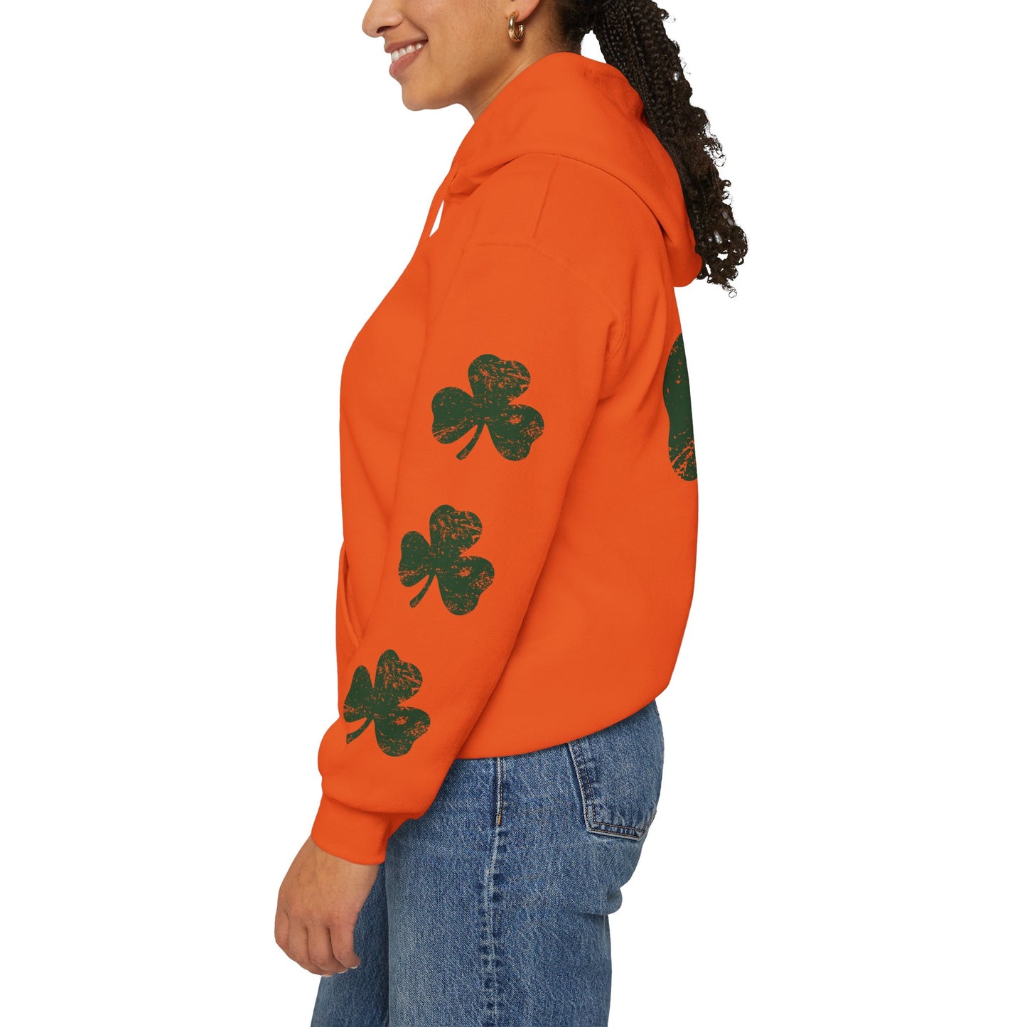 Lucky Shamrock Unisex Hooded Sweatshirt for St. Patrick's Day