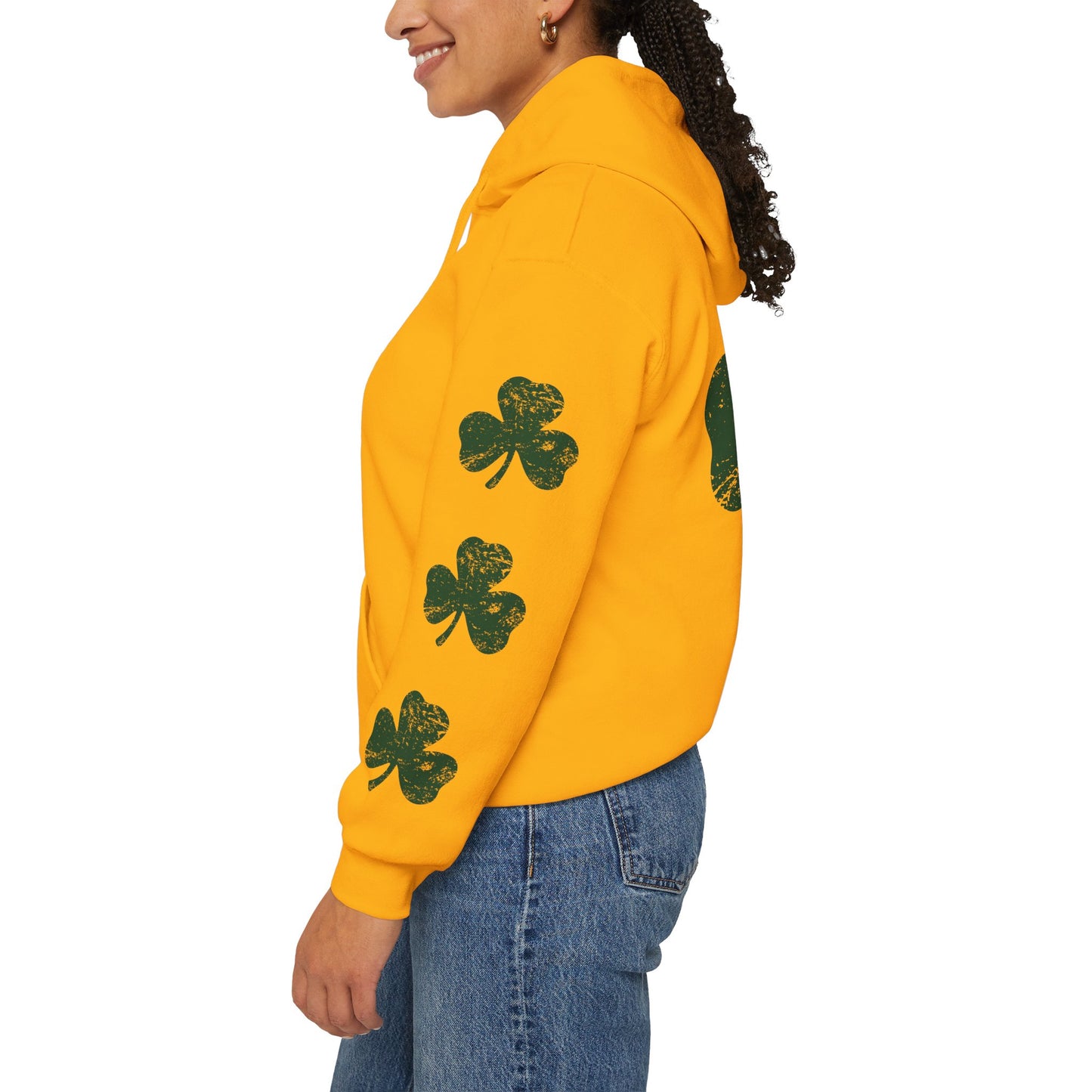 Lucky Shamrock Unisex Hooded Sweatshirt for St. Patrick's Day