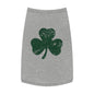 St. Patrick's Day Pet Tank Top with Shamrock Design