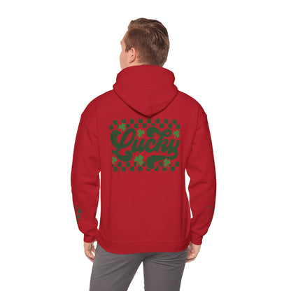 Lucky Heart Floral Hoodie for Unisex - St. Patrick's Day Sweatshirt