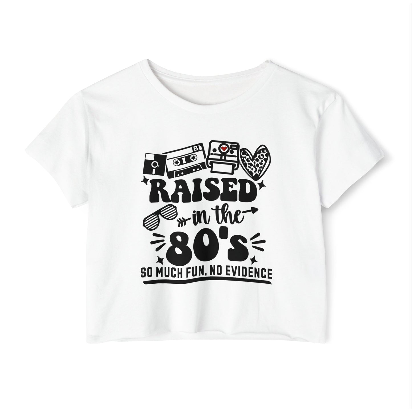 Festival Crop Top - Raised in the 80's Design