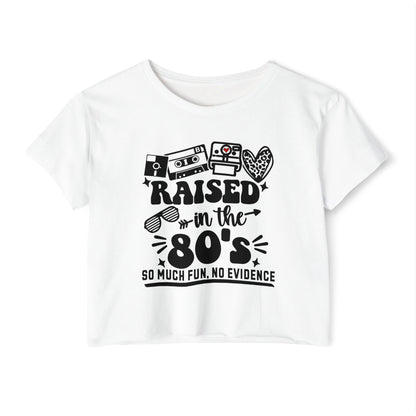 Festival Crop Top - Raised in the 80's Design