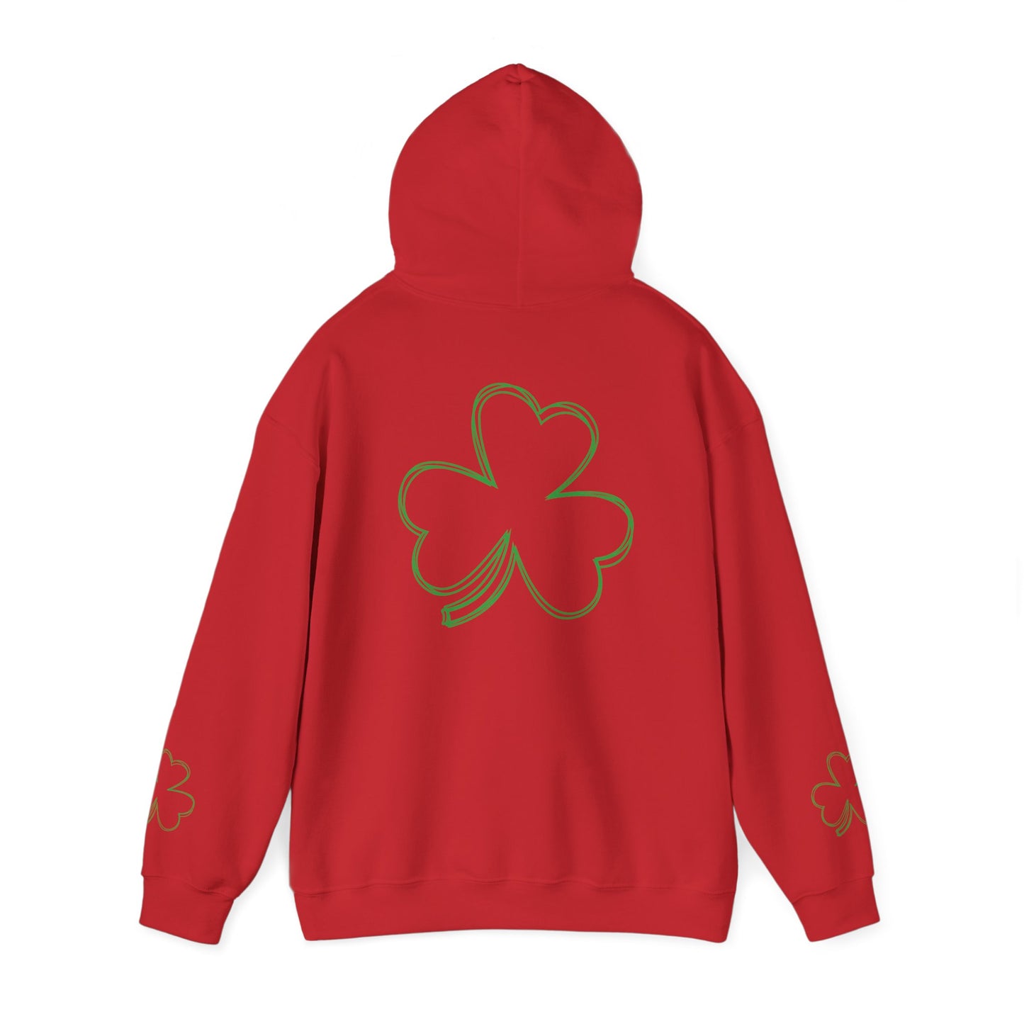 St. Patrick's Day Clover Hoodie - Unisex Heavy Blend™ Sweatshirt
