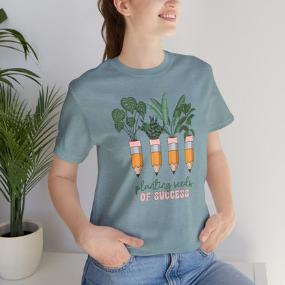 Planting Seeds of Success Unisex Jersey T-Shirt