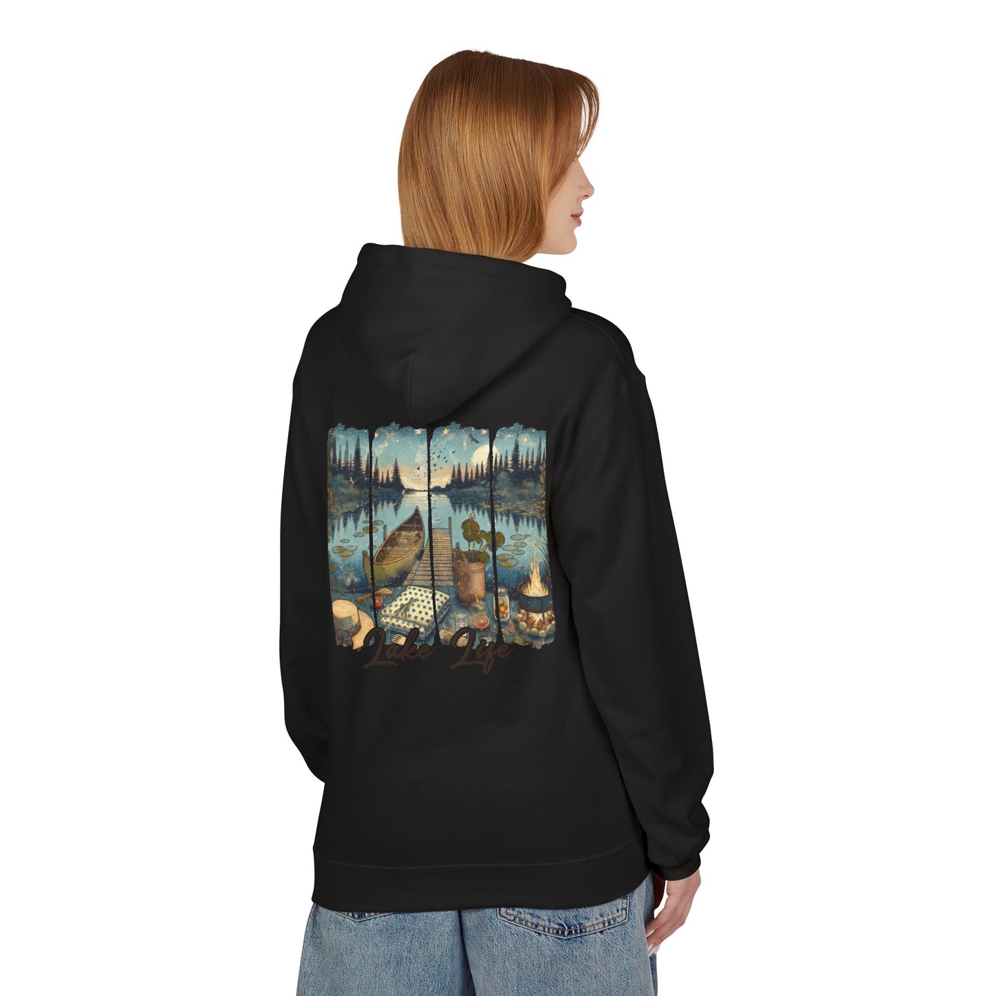 Lake Life  - Unisex Midweight Fleece Hoodie