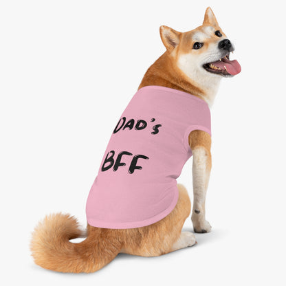 Dad's BFF Pet Tank Top - Cute Dog Shirt for Father's Day