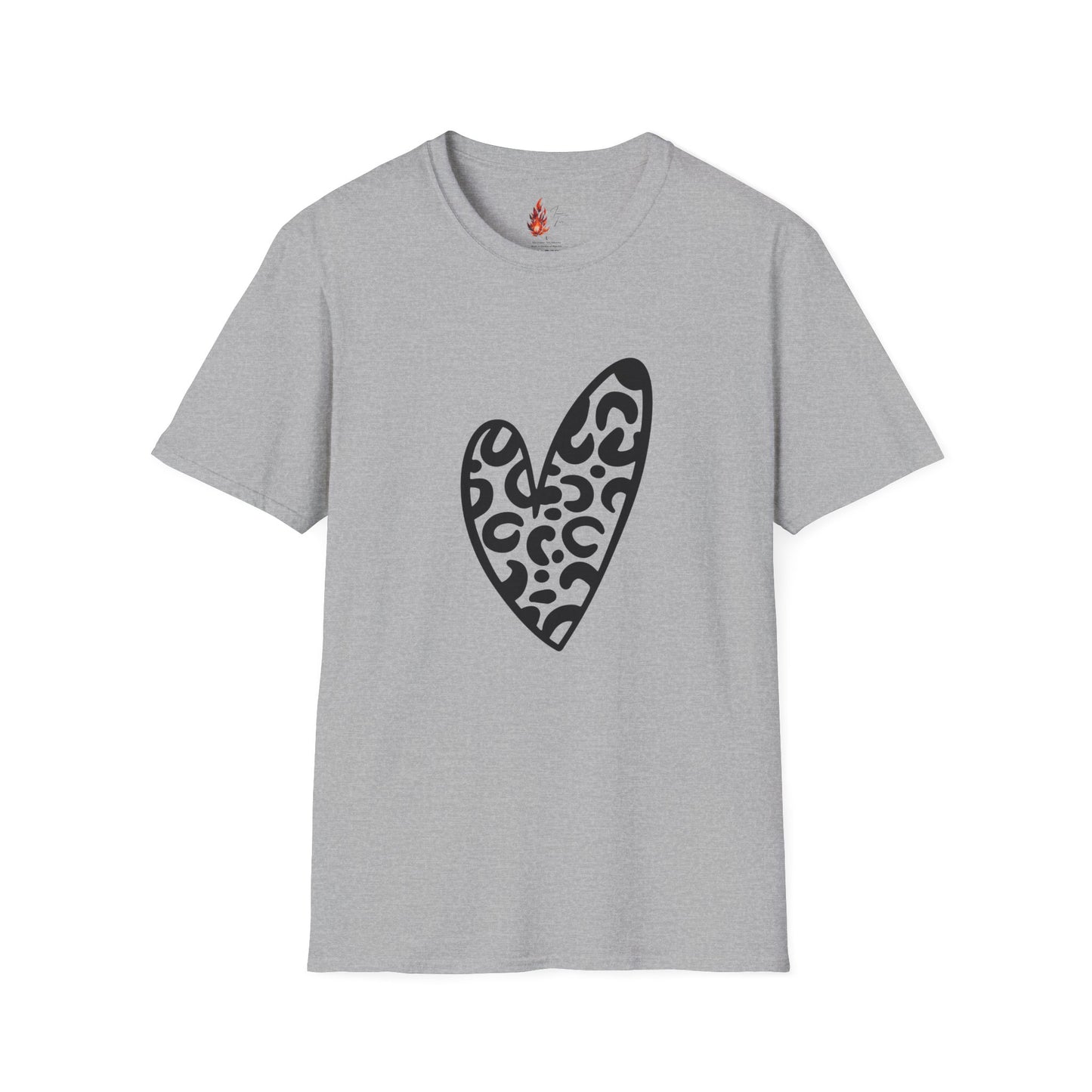 Leopard Love Unisex Softstyle T-Shirt - Perfect for Casual Wear & Gifts
