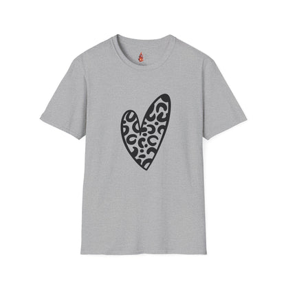 Leopard Love Unisex Softstyle T-Shirt - Perfect for Casual Wear & Gifts