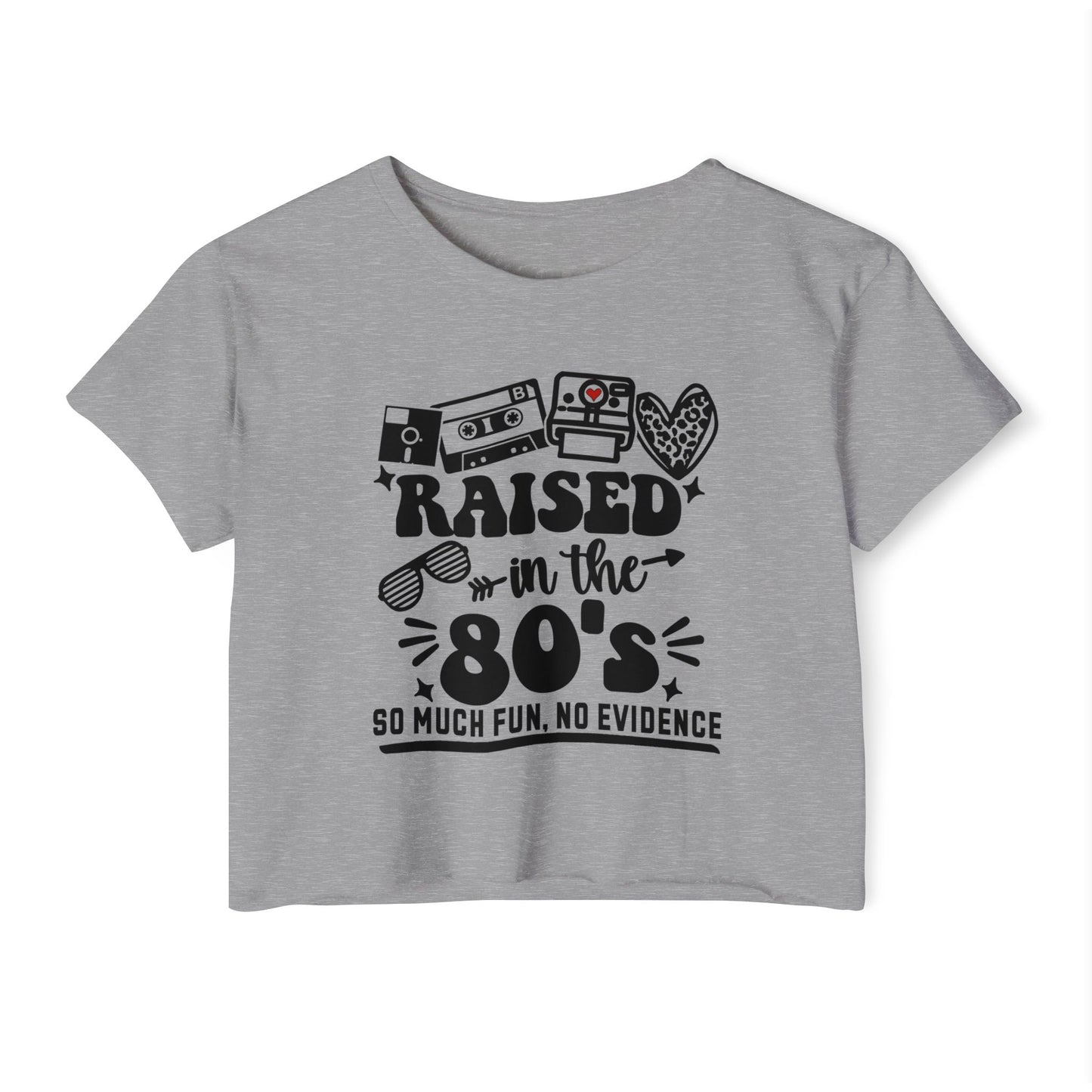 Festival Crop Top - Raised in the 80's Design