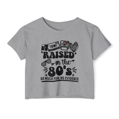 Festival Crop Top - Raised in the 80's Design