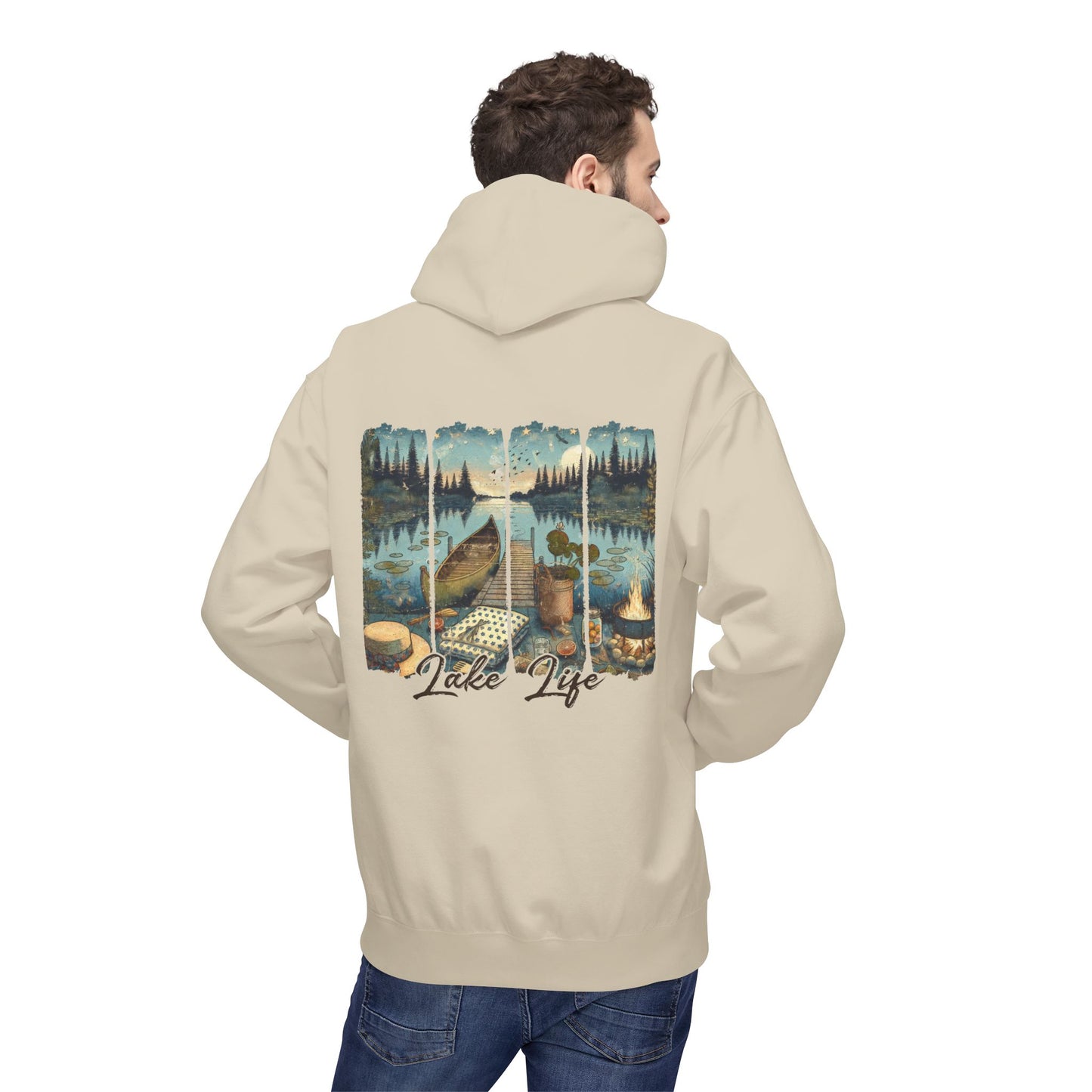 Lake Life  - Unisex Midweight Fleece Hoodie