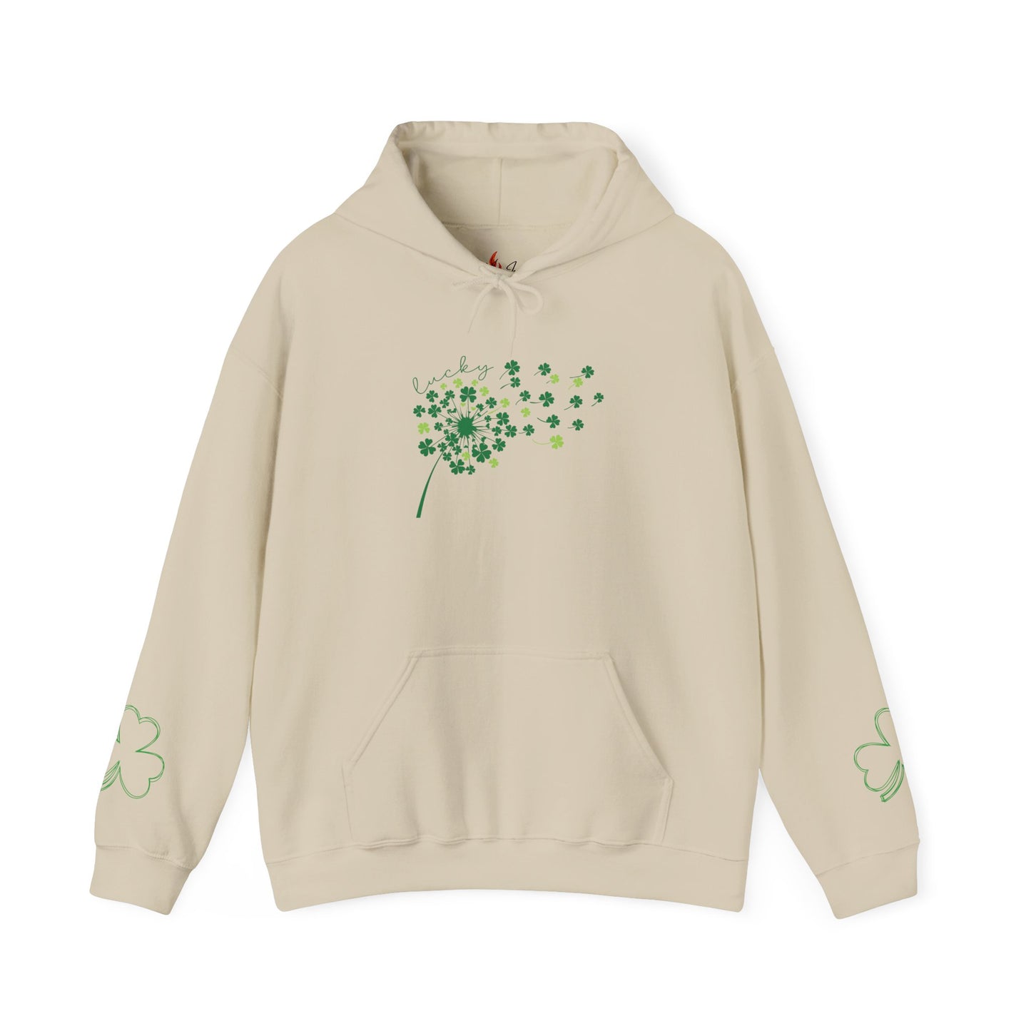 St. Patrick's Day Clover Hoodie - Unisex Heavy Blend™ Sweatshirt