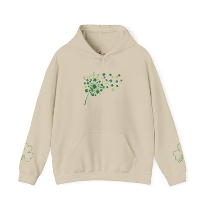 St. Patrick's Day Clover Hoodie - Unisex Heavy Blend™ Sweatshirt