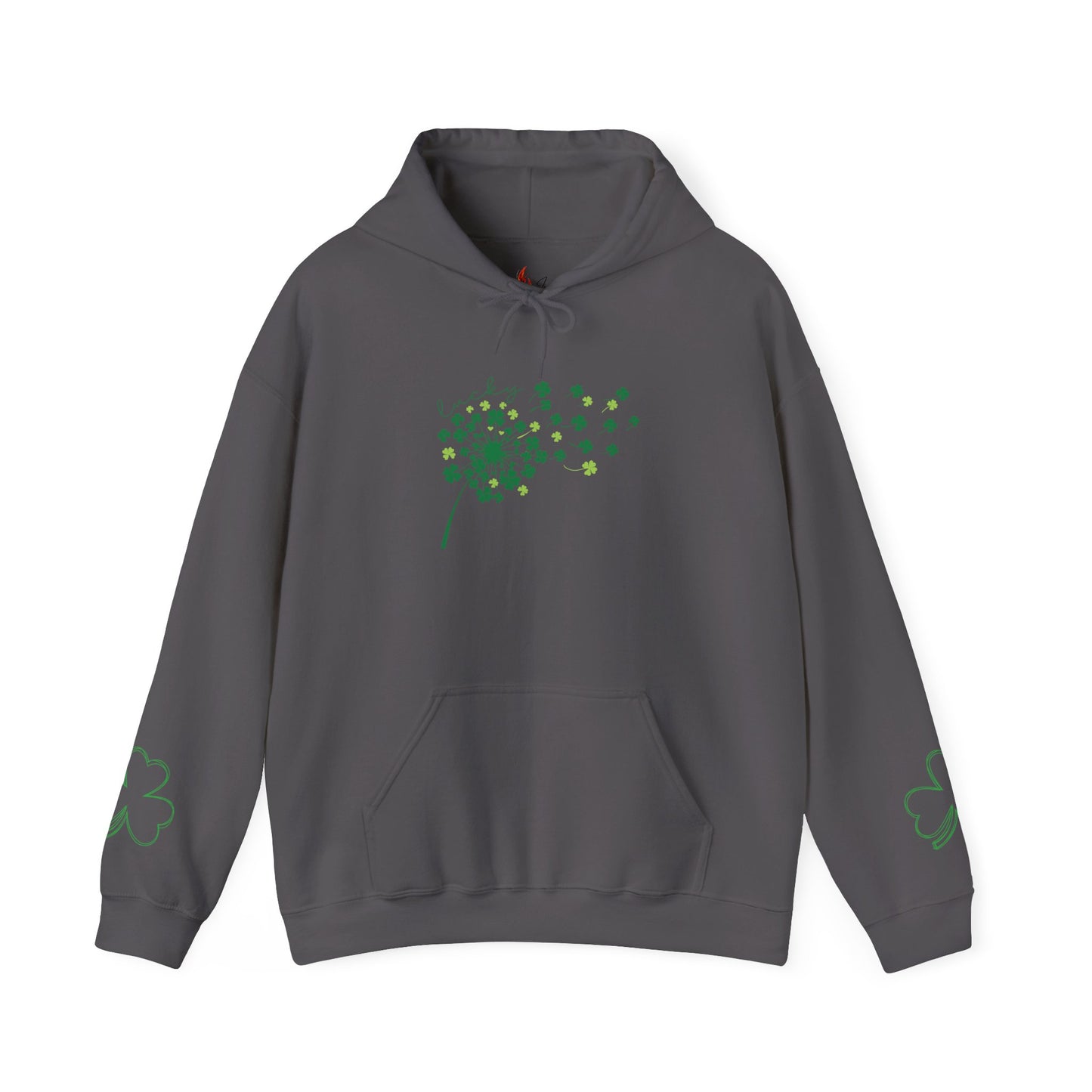 St. Patrick's Day Clover Hoodie - Unisex Heavy Blend™ Sweatshirt