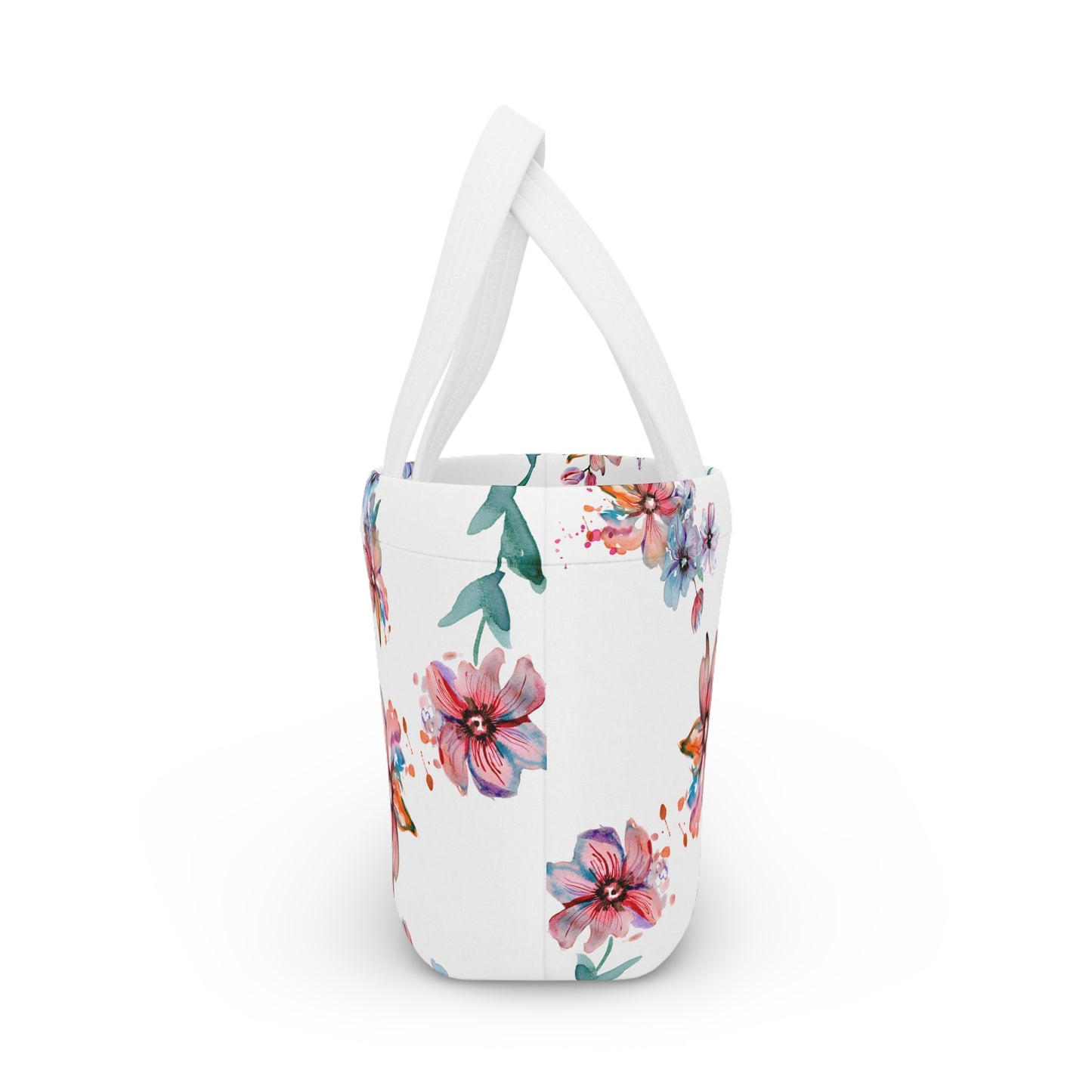 Floral Lunch Bag - Stylish Soft Cooler for Picnic & Work