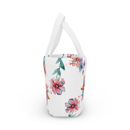 Floral Lunch Bag - Stylish Soft Cooler for Picnic & Work