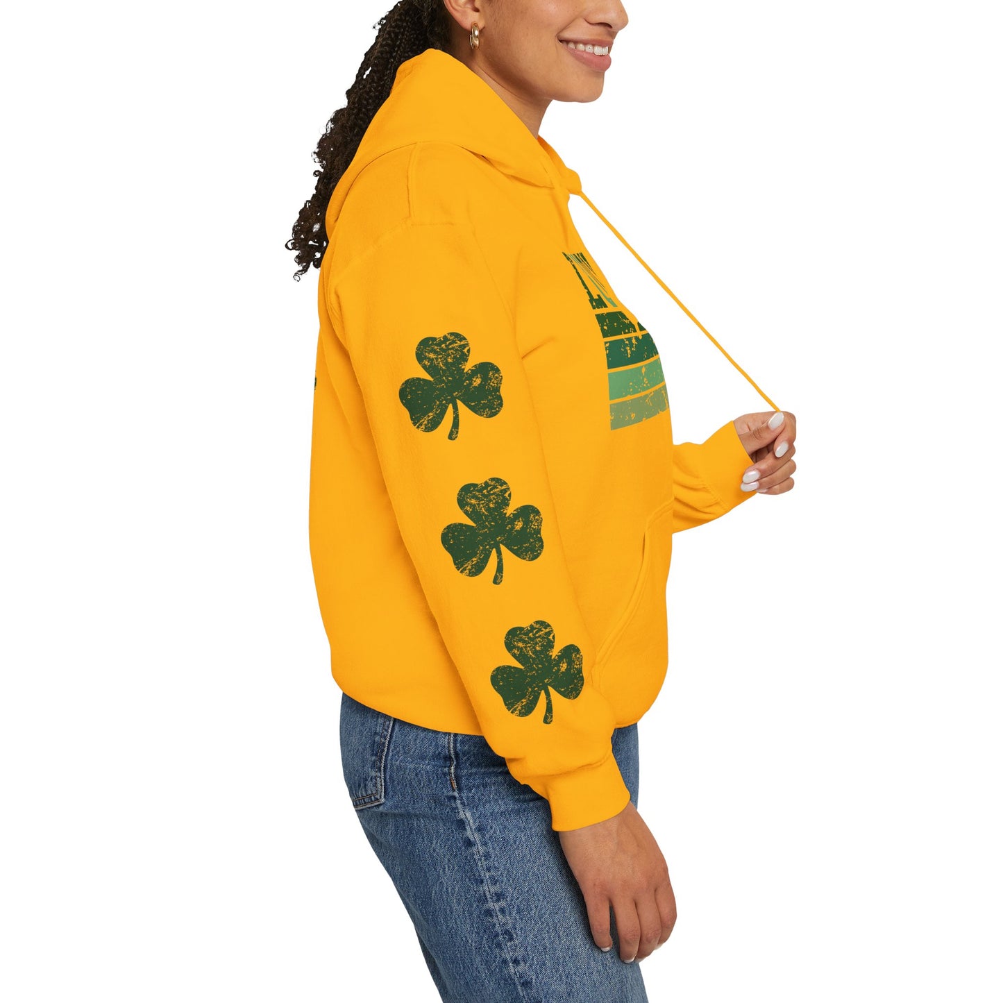 Lucky Shamrock Unisex Hooded Sweatshirt for St. Patrick's Day