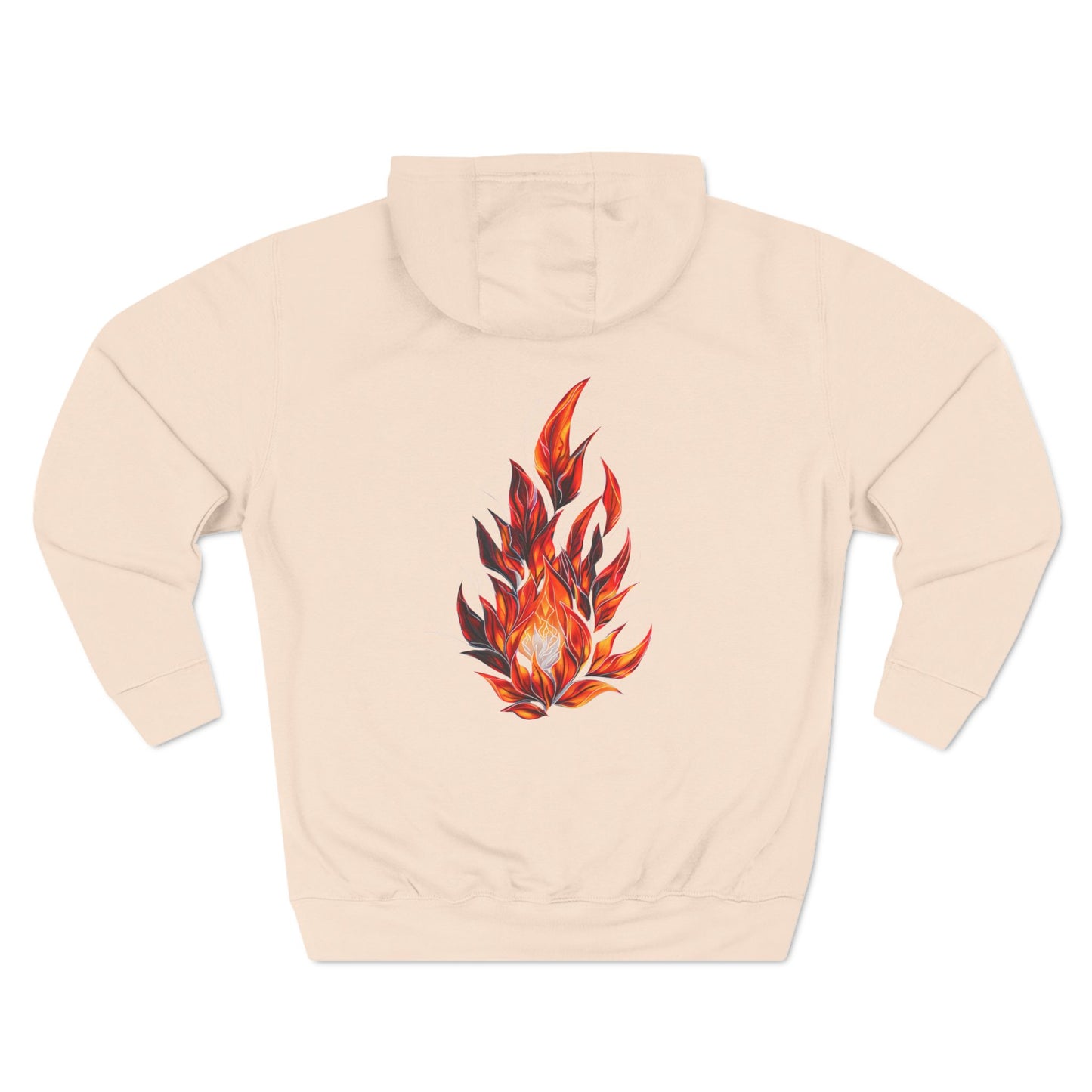 Three-Panel Fleece Hoodie