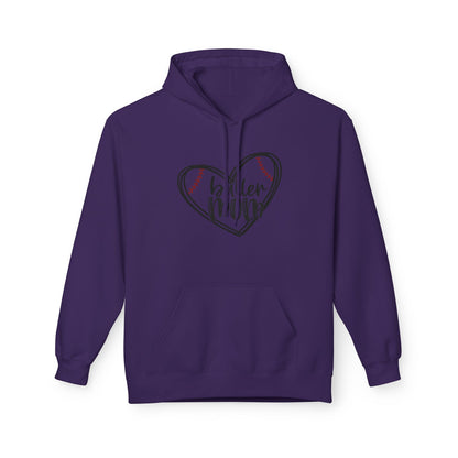 Baller Mom Fleece Hoodie - Cozy Midweight Sweatshirt for Sports Enthusiasts