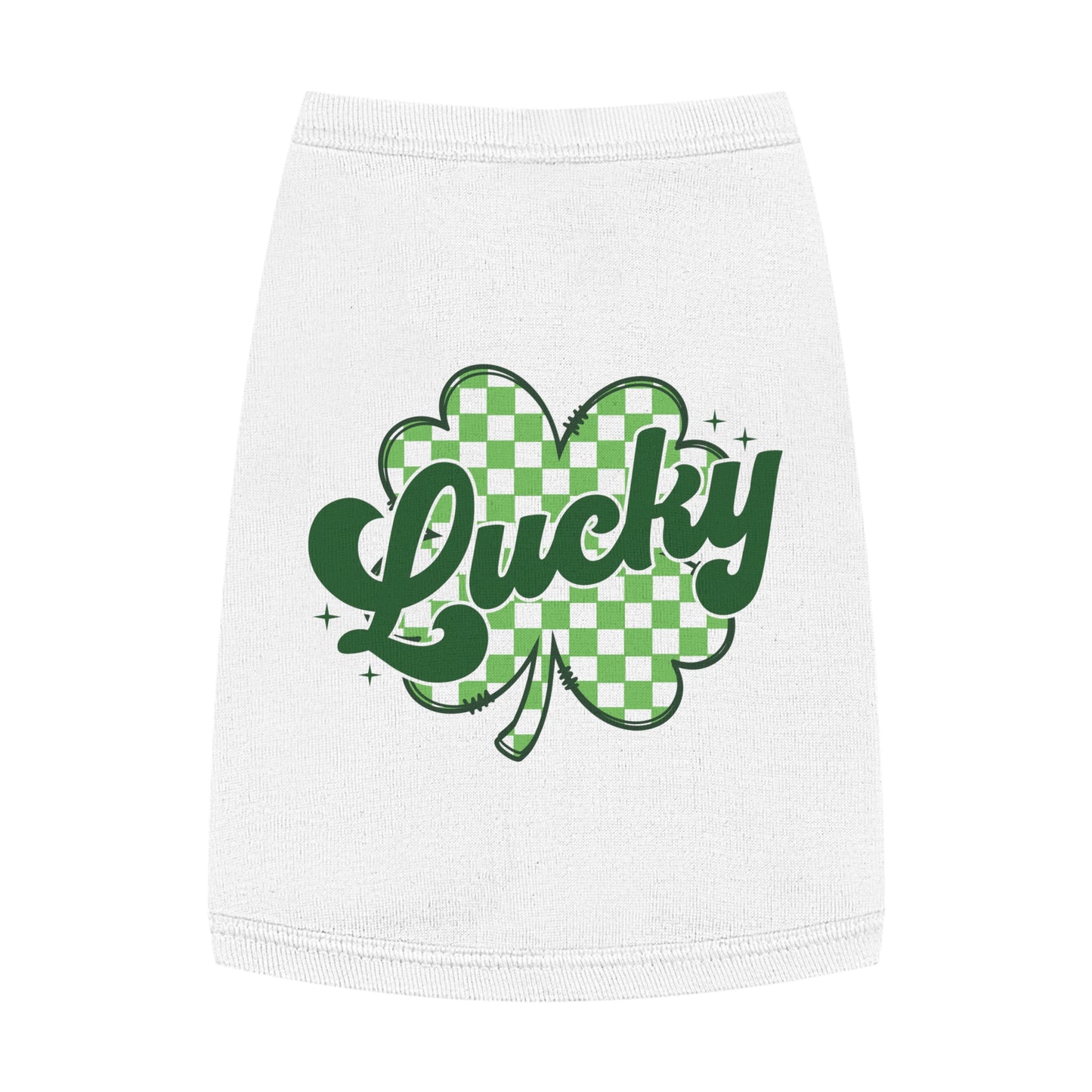 Lucky Clover Pet Tank Top - St. Patrick's Day Dog Apparel