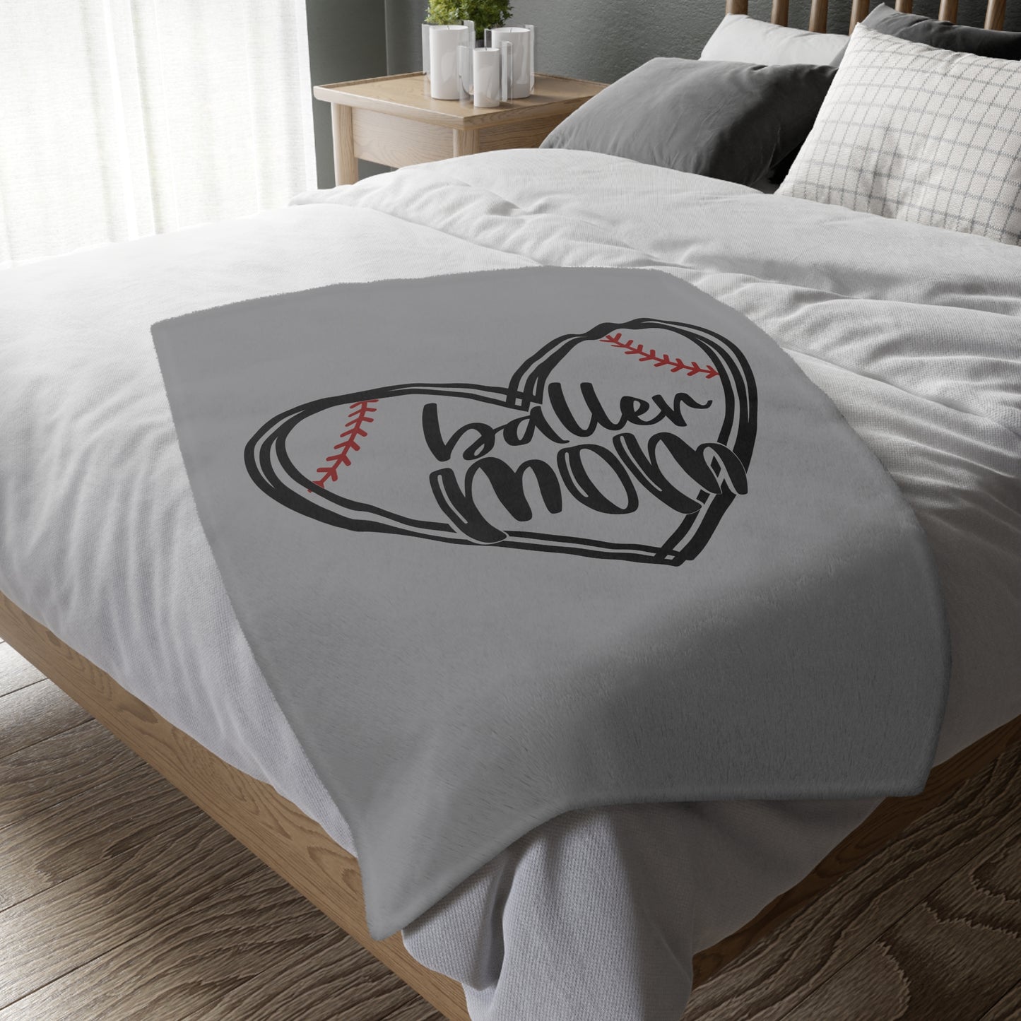 Baller Mom - Velveteen Blanket