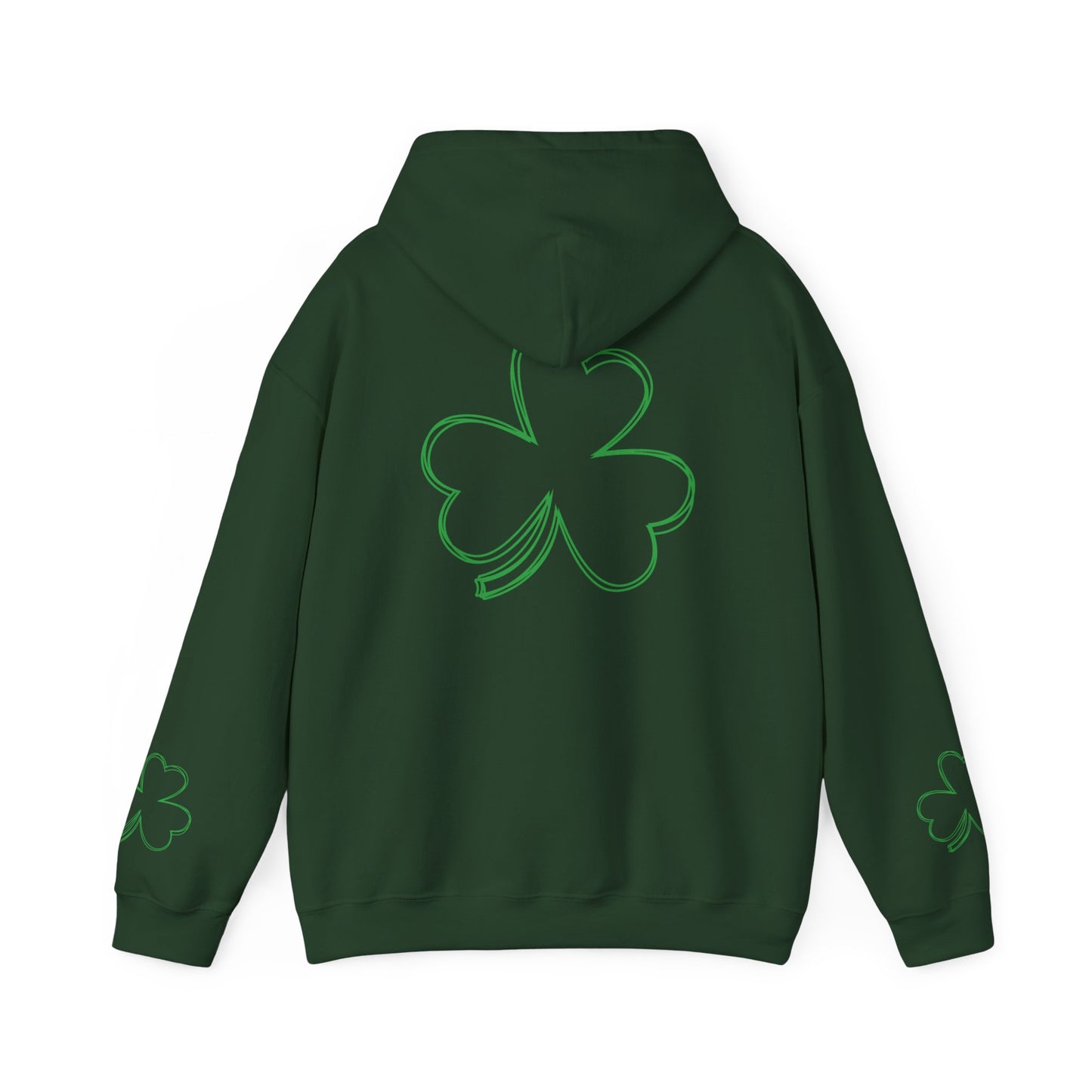 St. Patrick's Day Clover Hoodie - Unisex Heavy Blend™ Sweatshirt