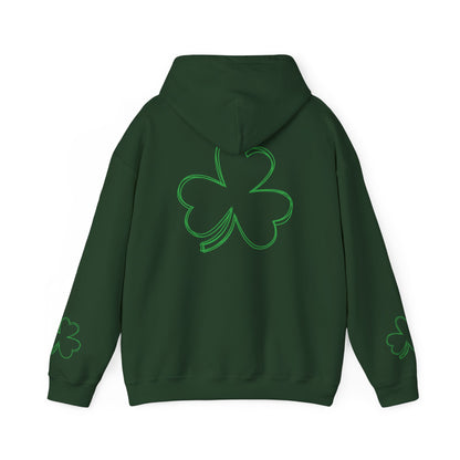 St. Patrick's Day Clover Hoodie - Unisex Heavy Blend™ Sweatshirt