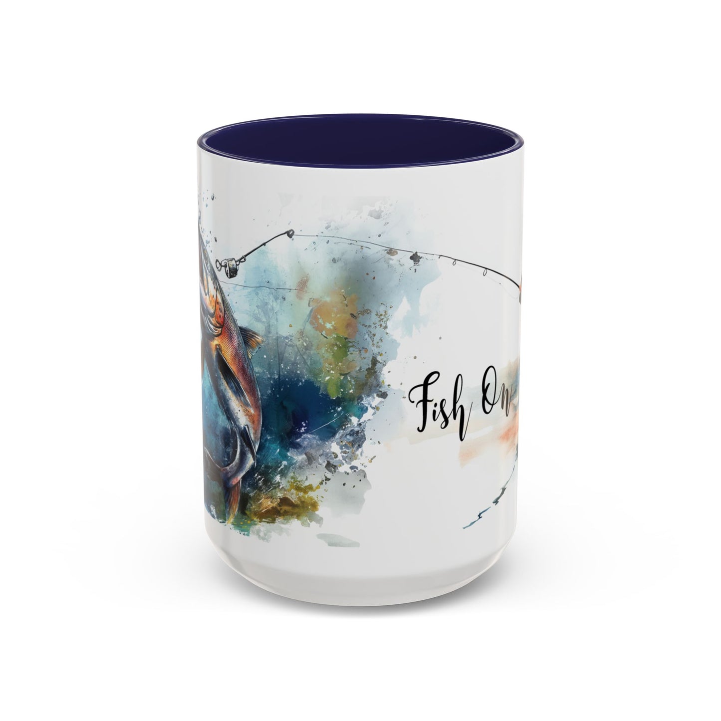 ‘Fish On’ Design Fishing Themed Coffee Mug
