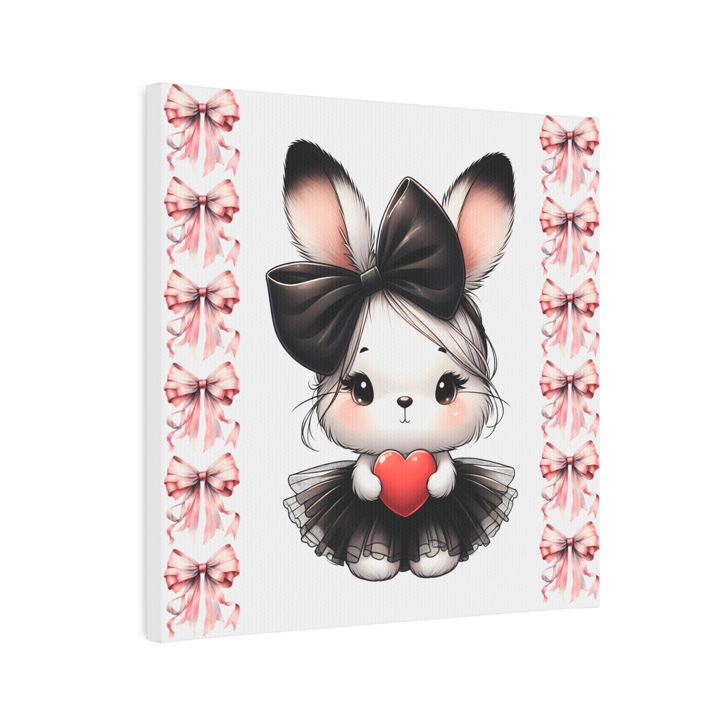 Cute Bunny Canvas Wall Art - Adorable Decor for Kids' Rooms