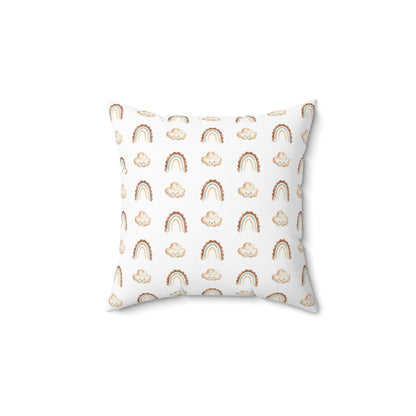 Whimsical Rainbow Pillow | Cozy Decor for Kids' Rooms & Nurseries