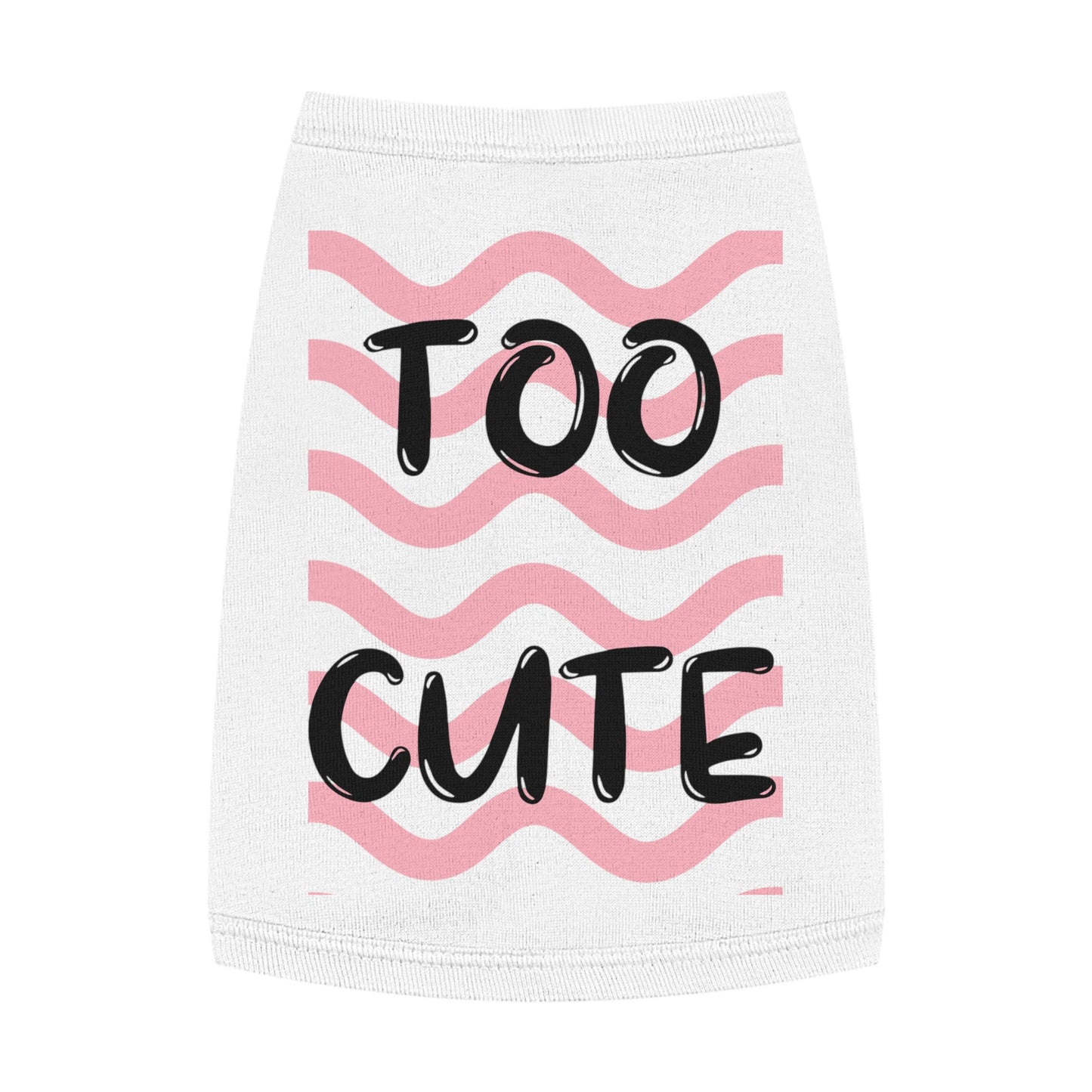 Cute Pet Tank Top - Adorable Wavy Design for Dogs and Cats