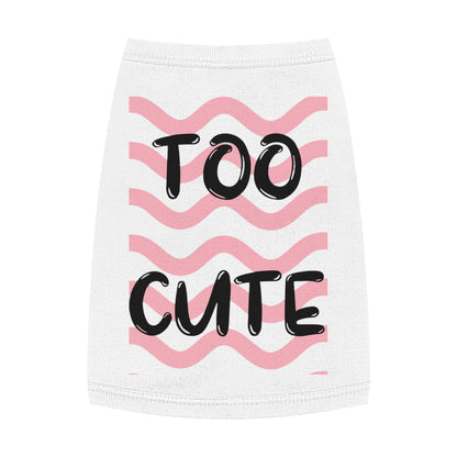 Cute Pet Tank Top - Adorable Wavy Design for Dogs and Cats