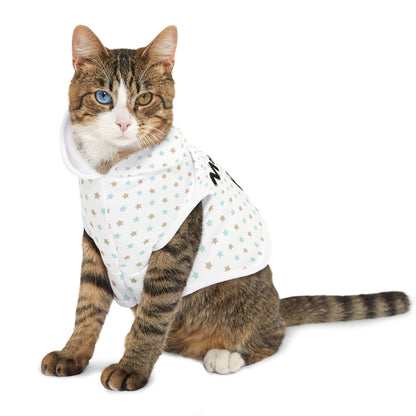 Momma's BFF Star Print Pet Hoodie for Cozy Style