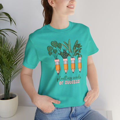 Planting Seeds of Success Unisex Jersey T-Shirt