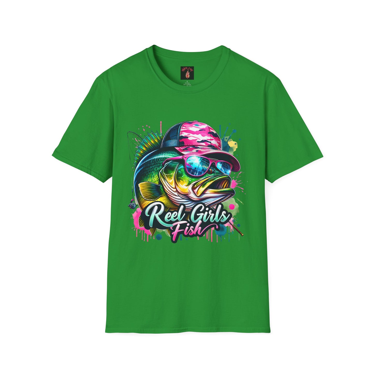 "Reel Girls Fish" Graphic T-Shirt - Fun & Sporty Fishing Tee