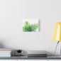 Tropical Leaf Matte Canvas Wall Art with a white background